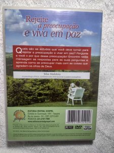 Dvd Pregação Pastor Silas Malafaia: Rejeite A Preocupação e viva em Paz